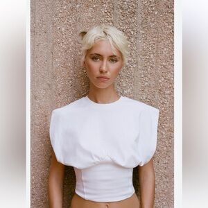 Nwt Zara combination ribbed corset style top